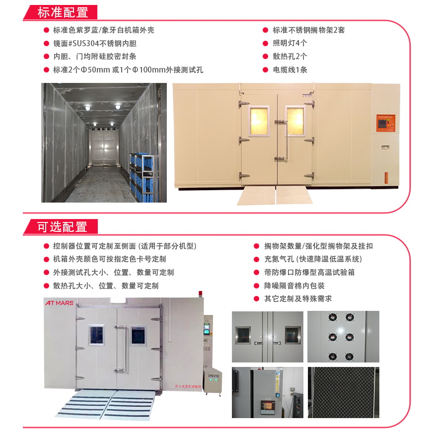 恒溫恒濕老化房 AWG-12配置